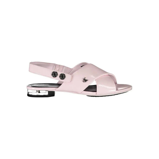 Calvin Klein Pink Polyethylene Women Sandal - Sandaler