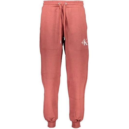 Calvin Klein Red Cotton Pant - Bukser