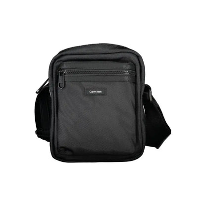 Calvin Klein Sleek Black Recycled Shoulder Bag - Skuldertasker