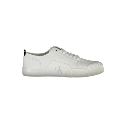 Calvin Klein White Cotton Men Sneakers - Sneakers