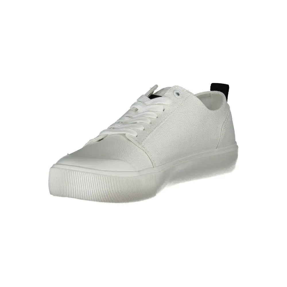 Calvin Klein White Cotton Men Sneakers - Sneakers