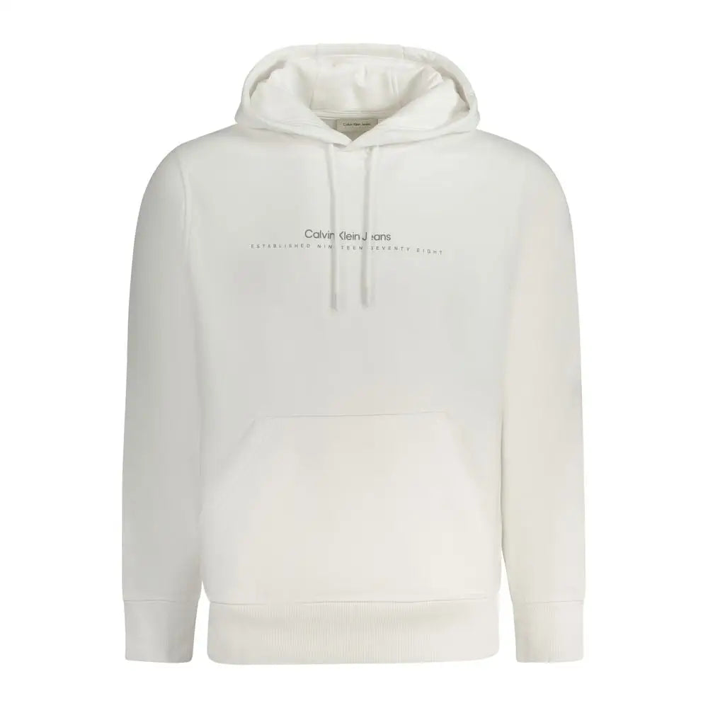 Calvin Klein White Cotton Men Sweater - Sweaters