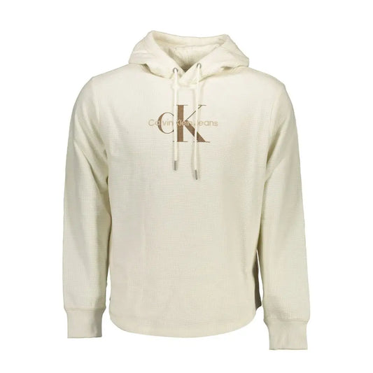 Calvin Klein White Cotton Men Sweater - Sweaters