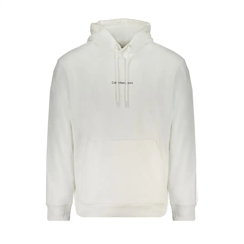 Calvin Klein White Cotton Sweater - Sweaters