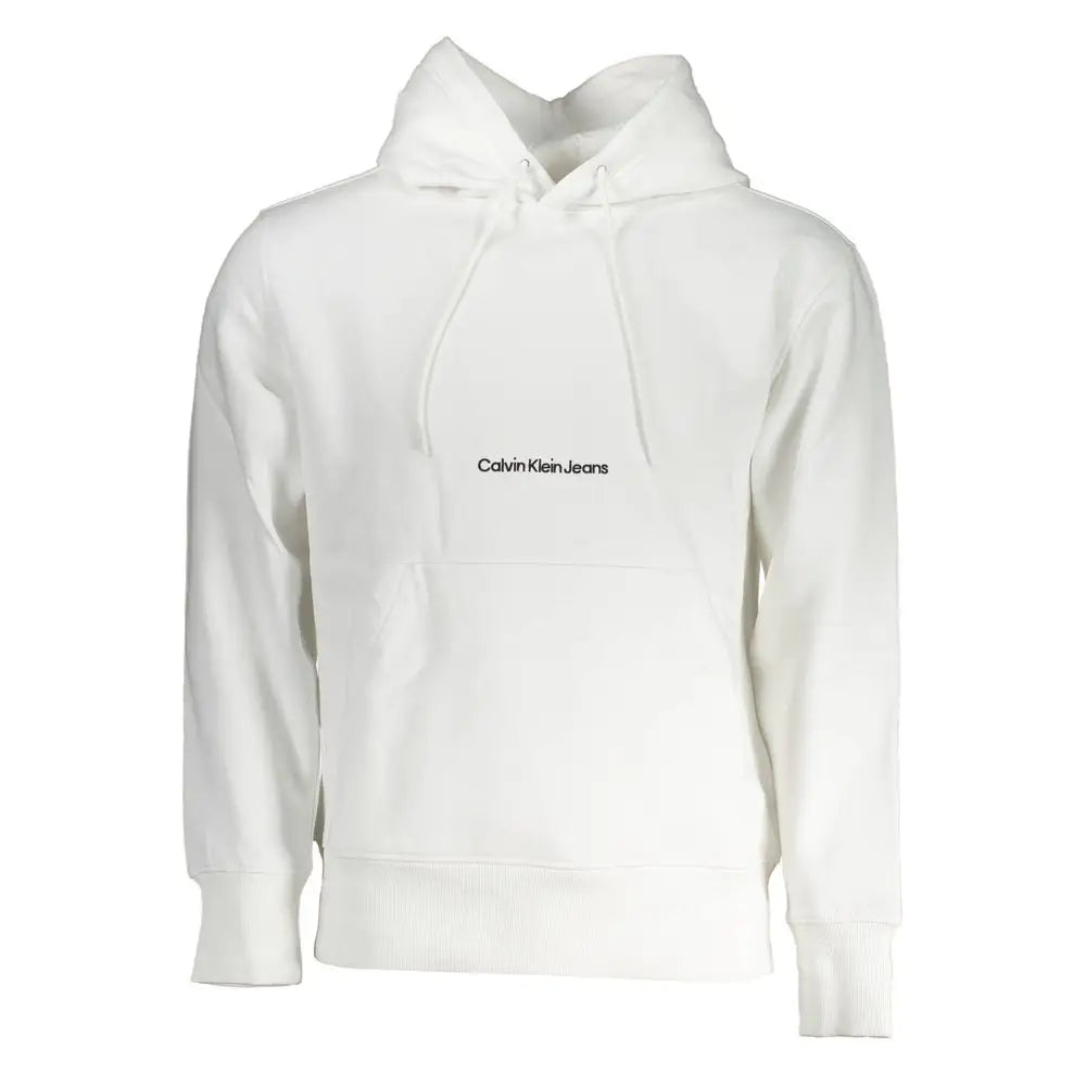 Calvin Klein White Cotton Sweater - Sweaters