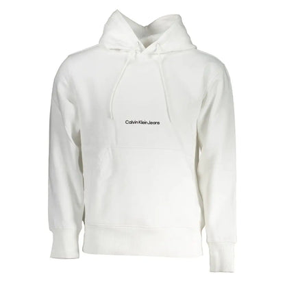 Calvin Klein White Cotton Sweater - Sweaters