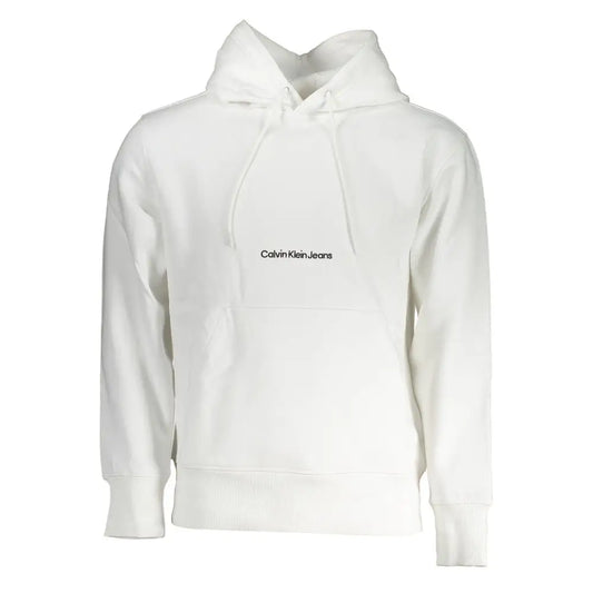 Calvin Klein White Cotton Sweater - Sweaters