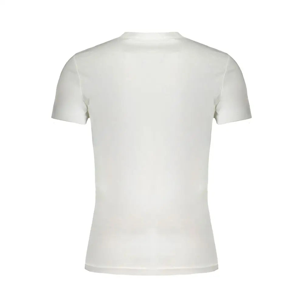 Calvin Klein white cotton short-sleeved crew neck t-shirt