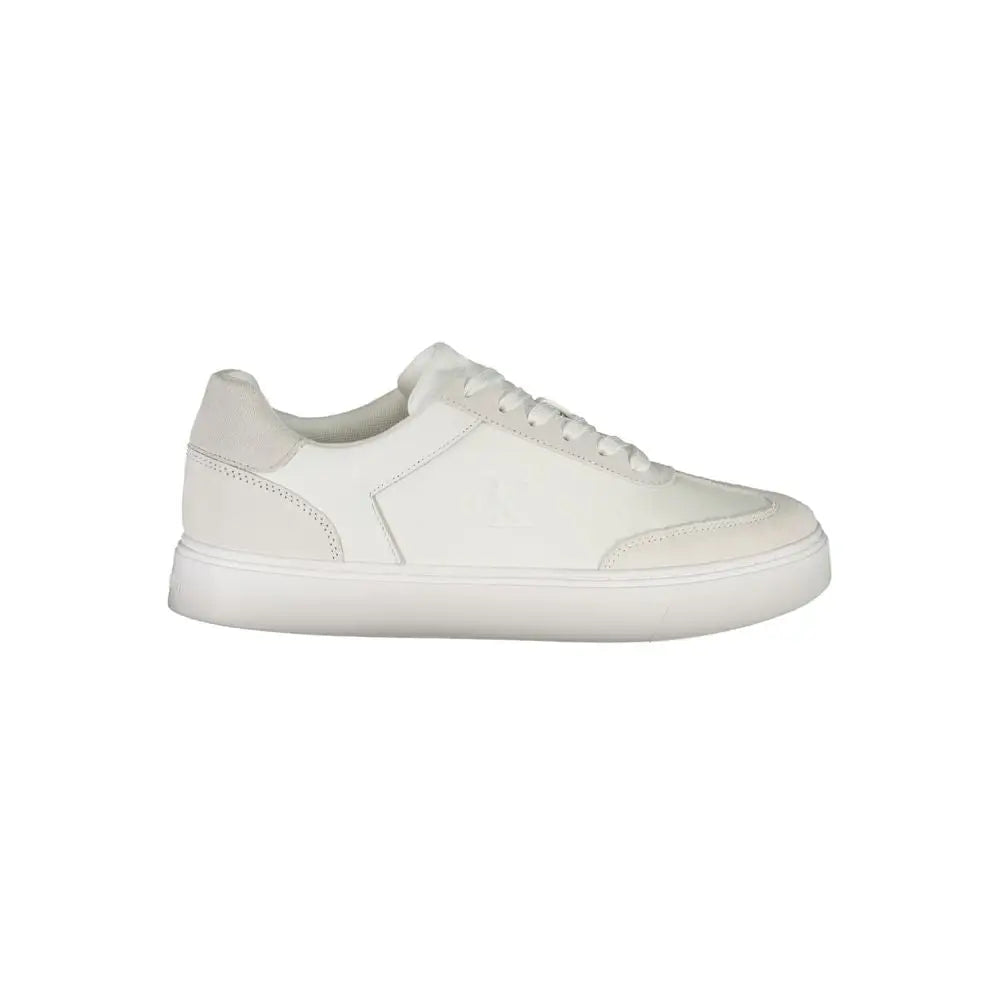 Calvin Klein hvide læder sneakers, 100% originale brands