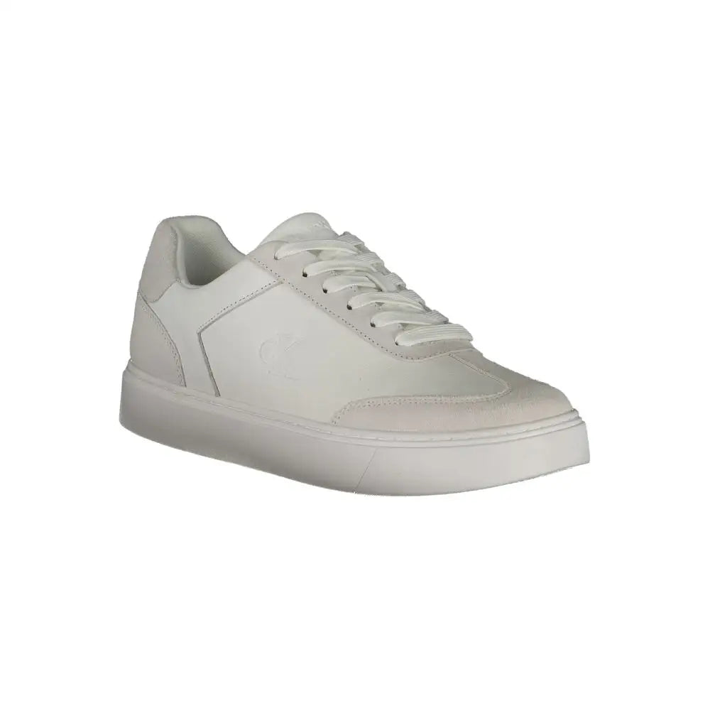 Calvin Klein hvide læder sneakers, 100% originale brands