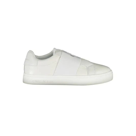 Calvin Klein White Leather Women Sneakers - Sneakers