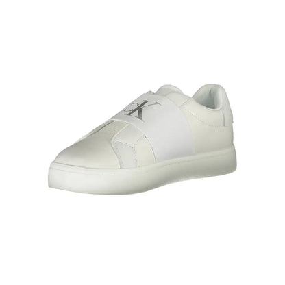 Calvin Klein White Leather Women Sneakers - Sneakers
