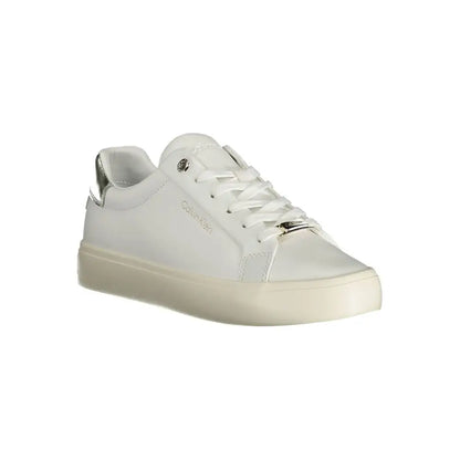 Calvin Klein White Leather Women Sneakers - Sneakers