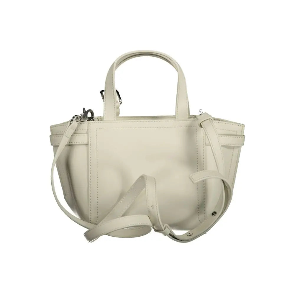 Calvin Klein White Polyester Handbag - Håndtasker