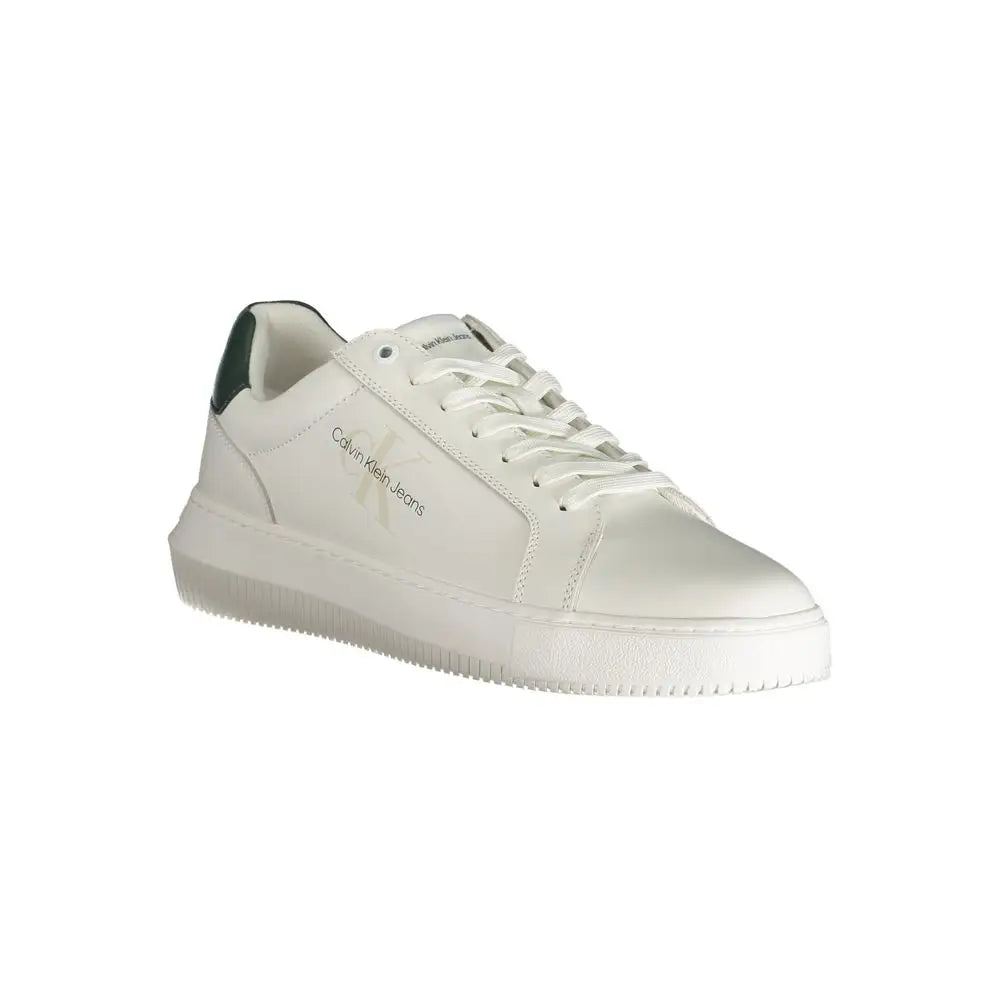 Calvin Klein White Polyester Sneakers - Sneakers