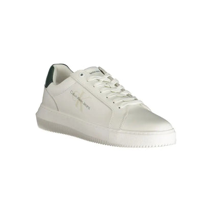 Calvin Klein White Polyester Sneakers - Sneakers