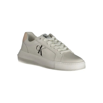 Calvin Klein White Polyester Sneakers - Sneakers