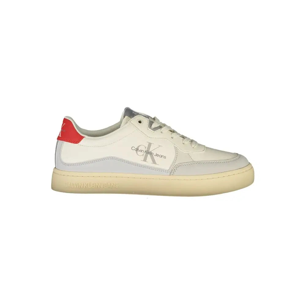 Calvin Klein White Polyester Sneakers - Sneakers