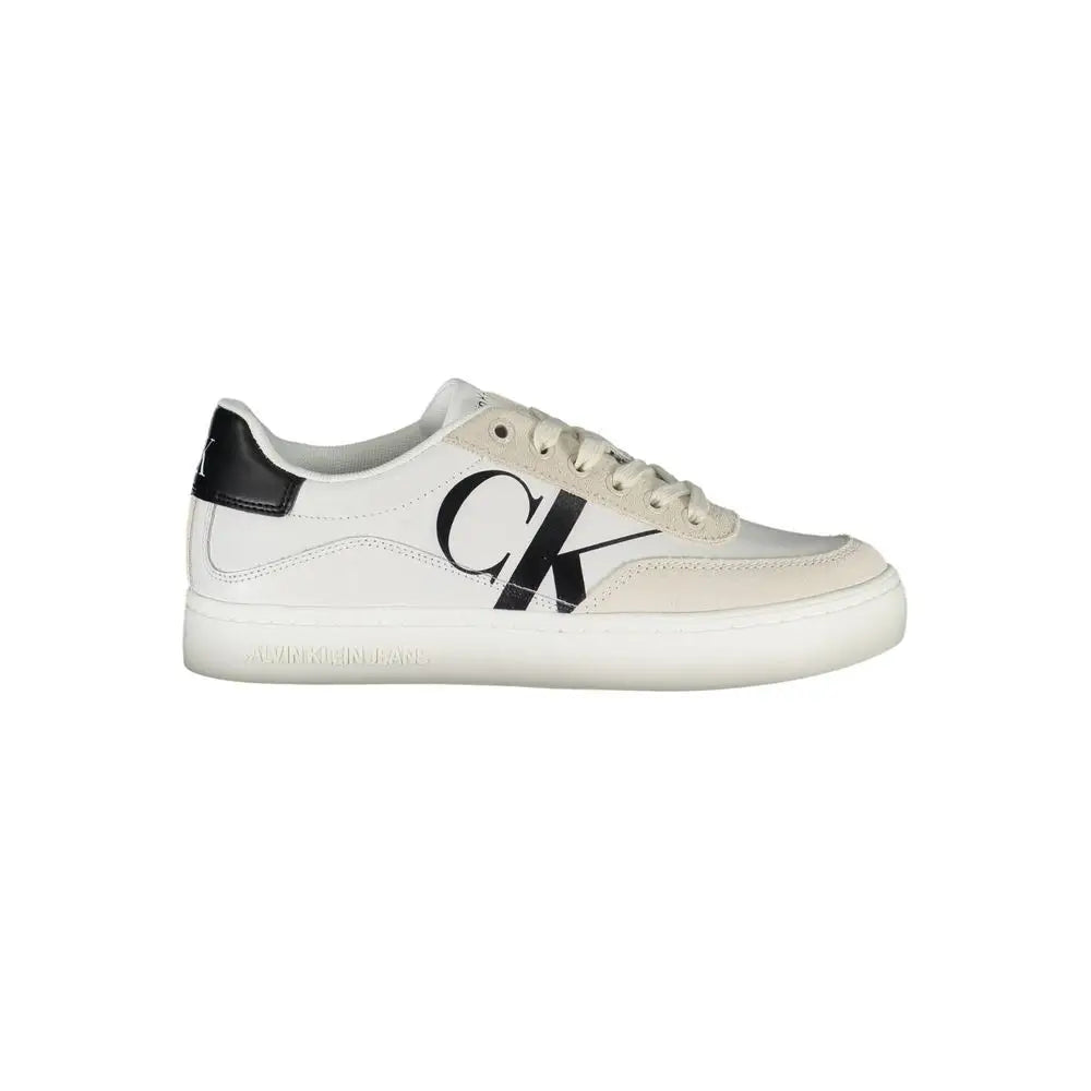 Calvin Klein White Polyester Sneakers - Sneakers