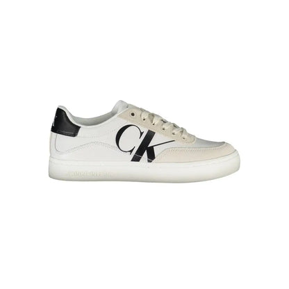 Calvin Klein White Polyester Sneakers - Sneakers