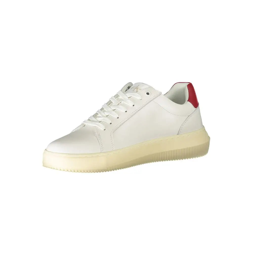 Calvin Klein White Polyester Sneakers - Sneakers