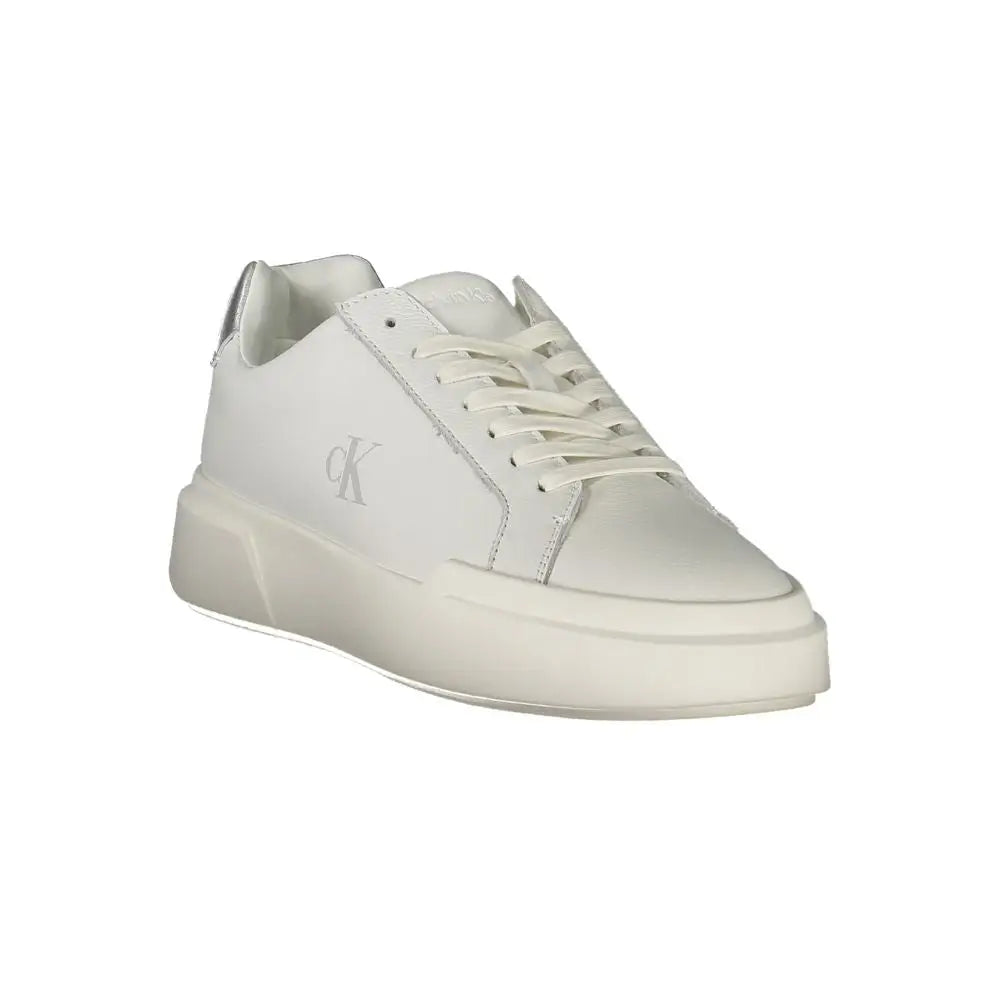 Calvin Klein White Polyester Sneakers - Sneakers