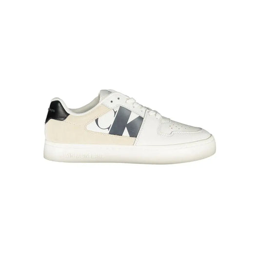 Calvin Klein White Polyester Sneakers - Sneakers