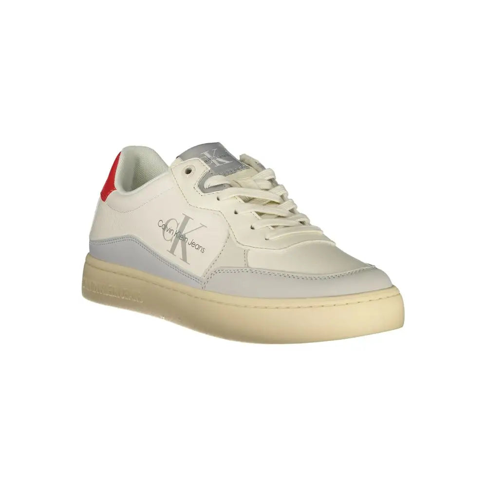 Calvin Klein White Polyester Sneakers - Sneakers