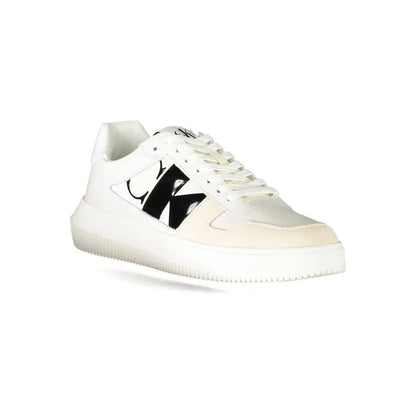 Calvin Klein White Polyester Sneakers - Sneakers