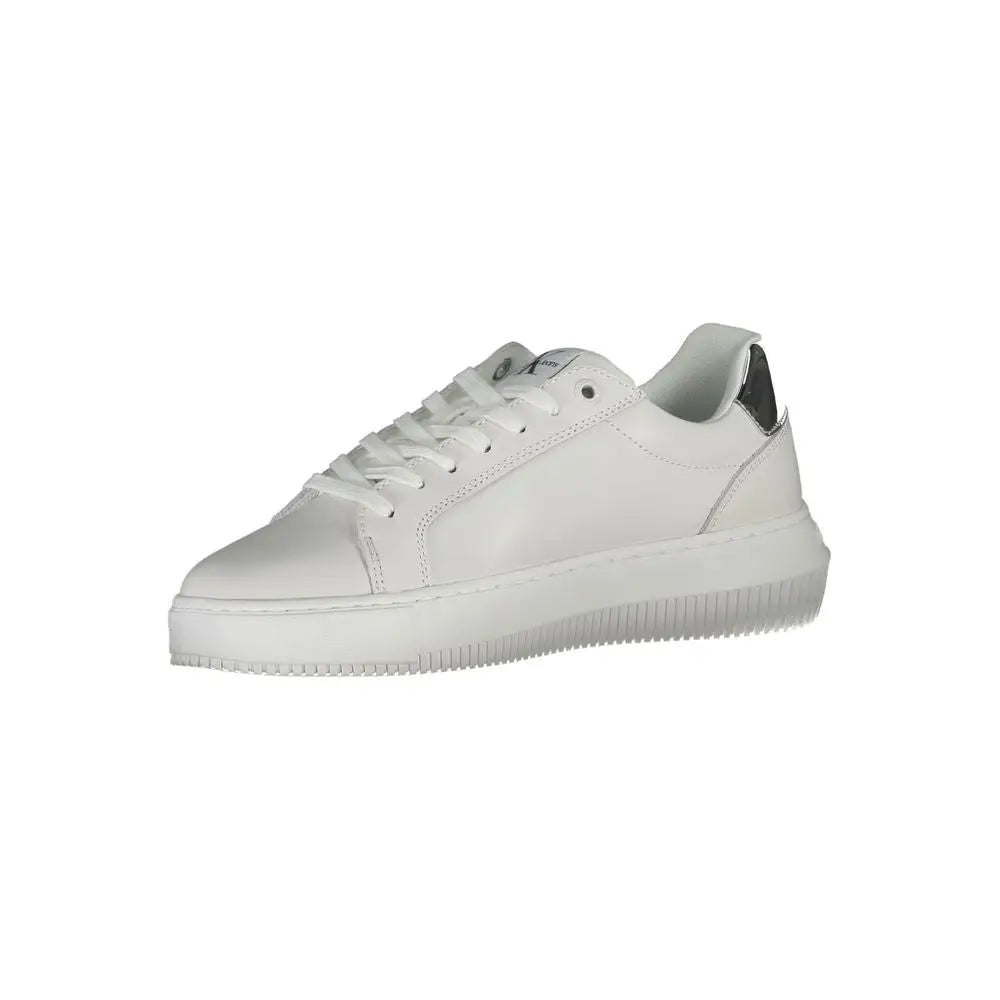 Calvin Klein White Polyester Sneakers - Sneakers