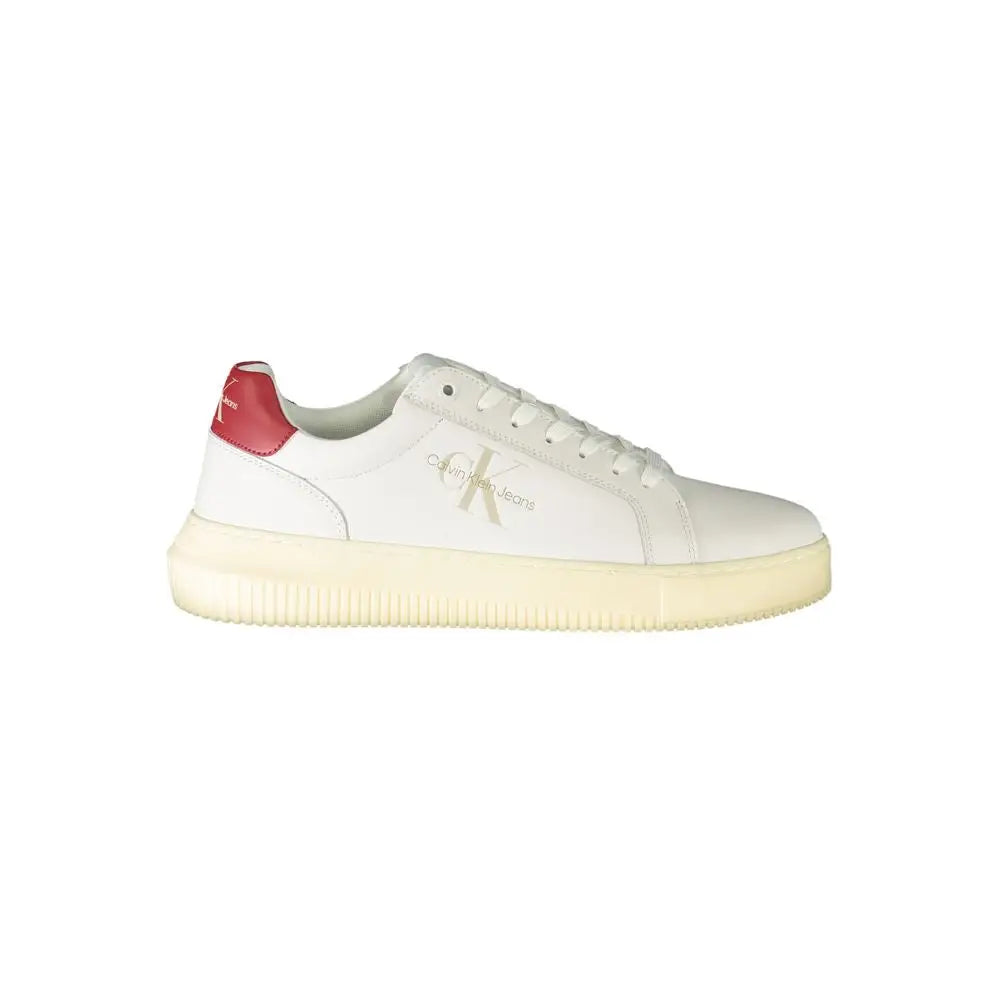 Calvin Klein White Polyester Sneakers - Sneakers