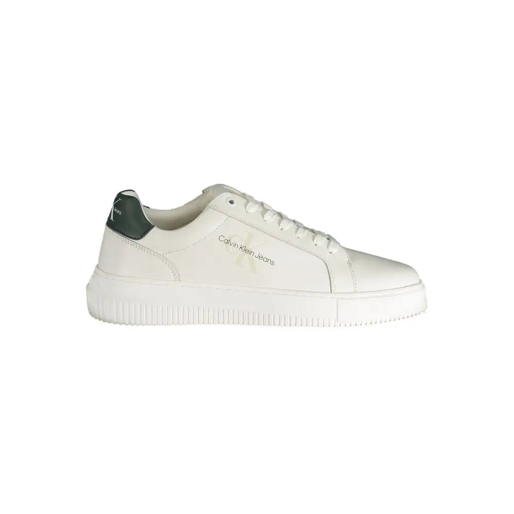 Calvin Klein White Polyester Sneakers - Sneakers