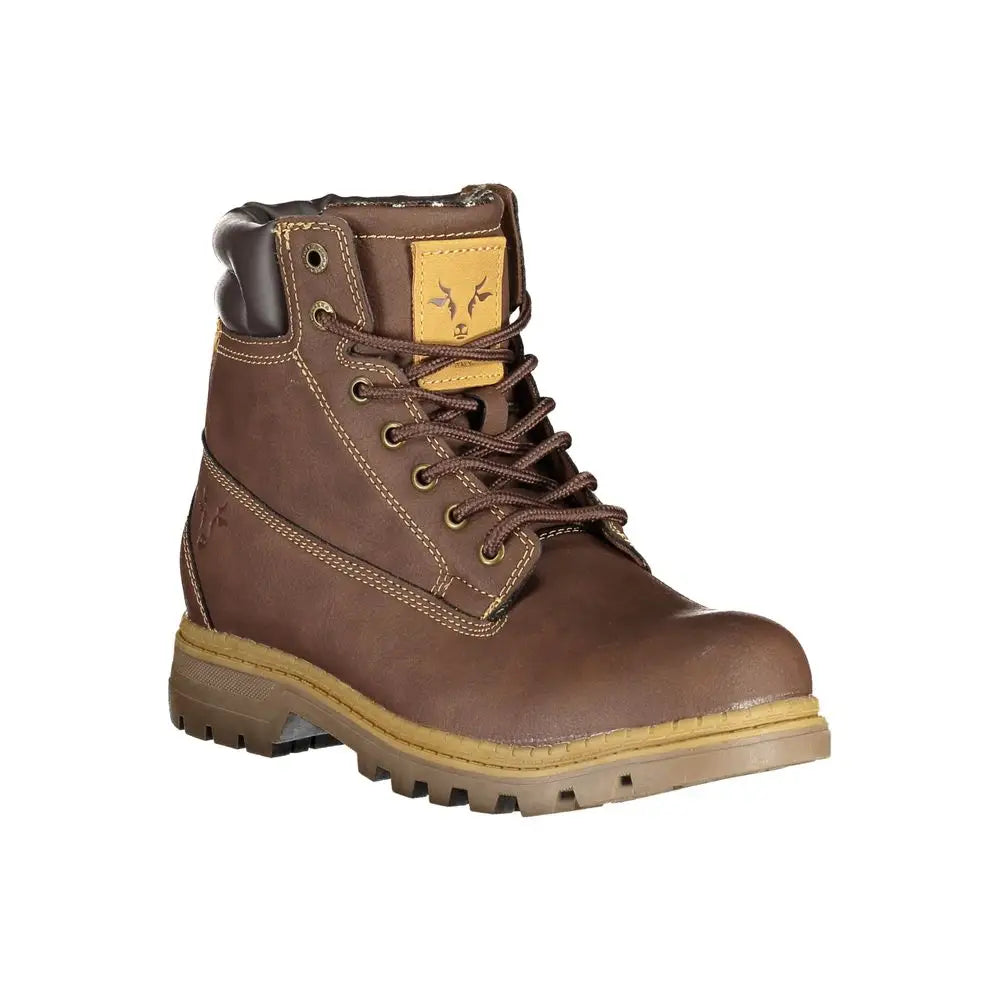 Carrera Brown Polyester Boot - Ankelstøvler