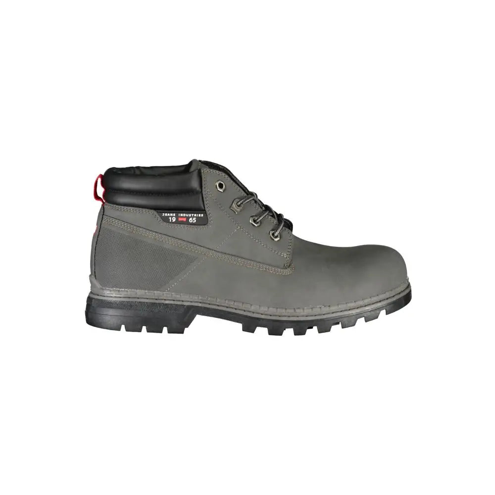 Carrera gray polyester boot med sorte accenter og ru sål