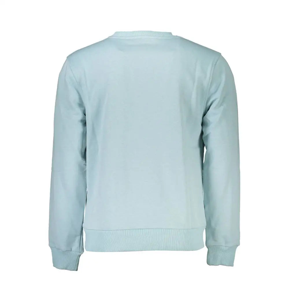 Cavalli Class Blue Cotton Sweater - Sweaters