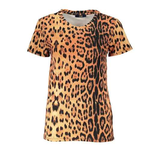 Cavalli Class Orange Cotton Tops & T-Shirt - T-shirts