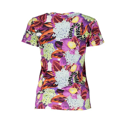 Cavalli Class Purple Cotton Tops & T-Shirt - XS - T-shirts