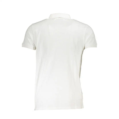 Cavalli Class White Cotton Men Polo Shirt - XXL - Polo Shirts