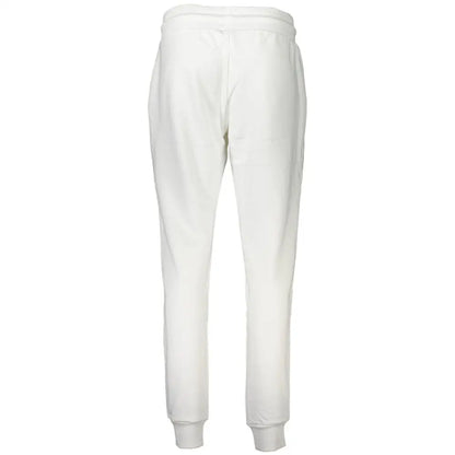 Cavalli Class White Cotton Pant - S - Bukser