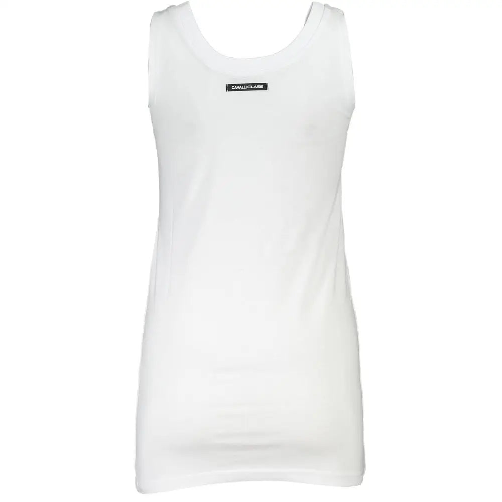 Cavalli Class White Cotton Women Top - T-shirts