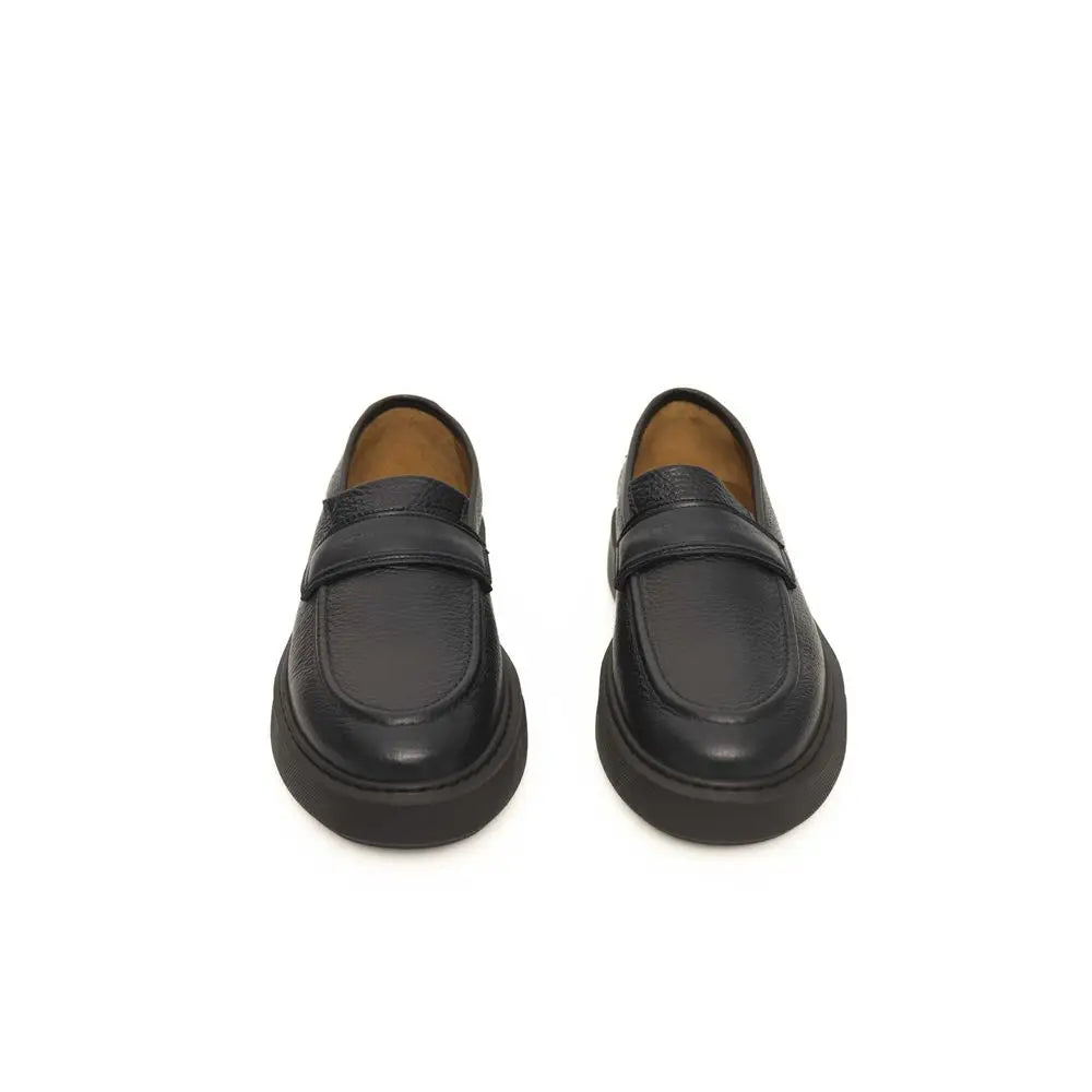 Cerruti 1881 Blue Leather Men's Loafer