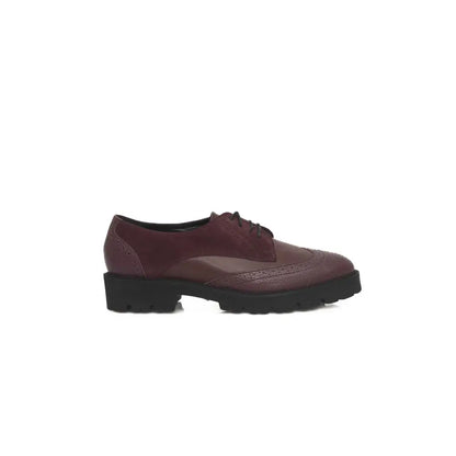 Cerruti 1881 Burgundy Cowhide Women Loafer