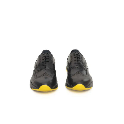 Cerruti 1881 Gray Cowhide Men's Oxford Shoe