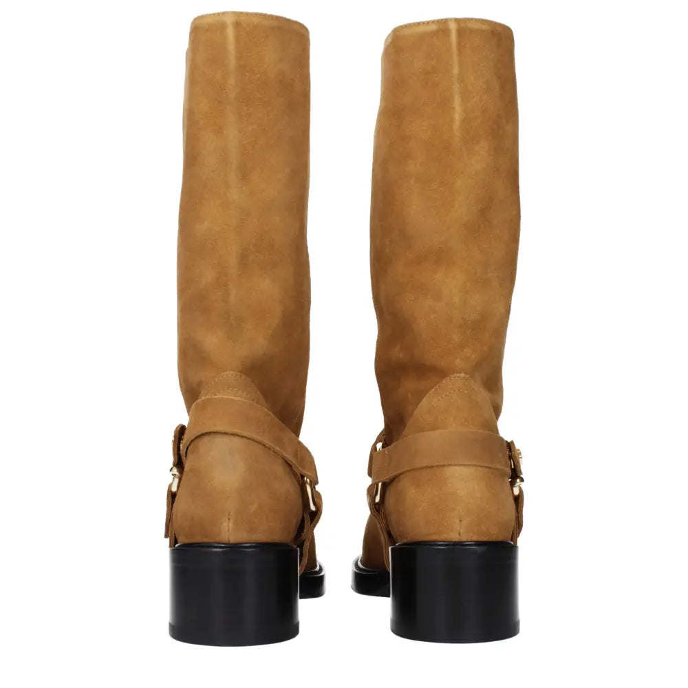 Chloé Brown Leather Ankle Boots - Ankelstøvler