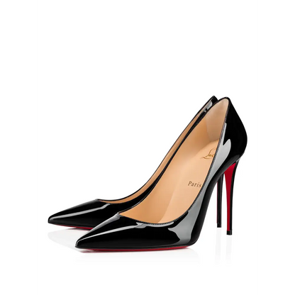 Christian Louboutin Black Patent Leather Kate Décolleté 100 pumps