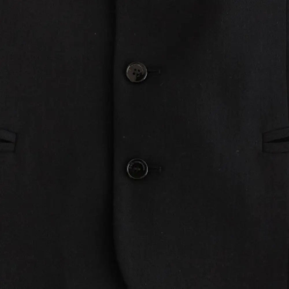 Costume National Black wool blend casual vest