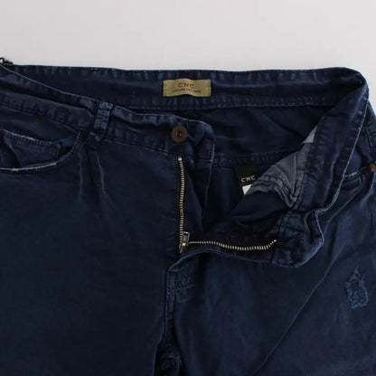 Costume National Blue Cotton Blend Denim Jeans
