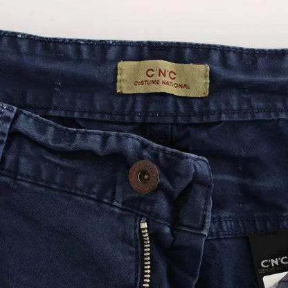 Costume National Blue Cotton Blend Denim Jeans
