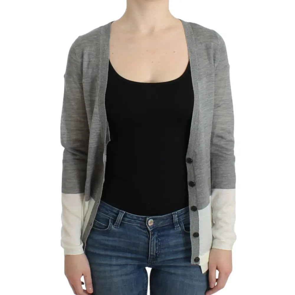 Costume National Gray lightweight cardigan