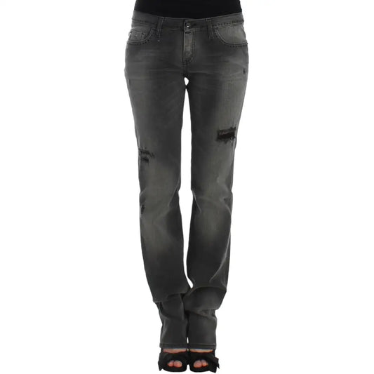 Costume National Gray straight leg jeans